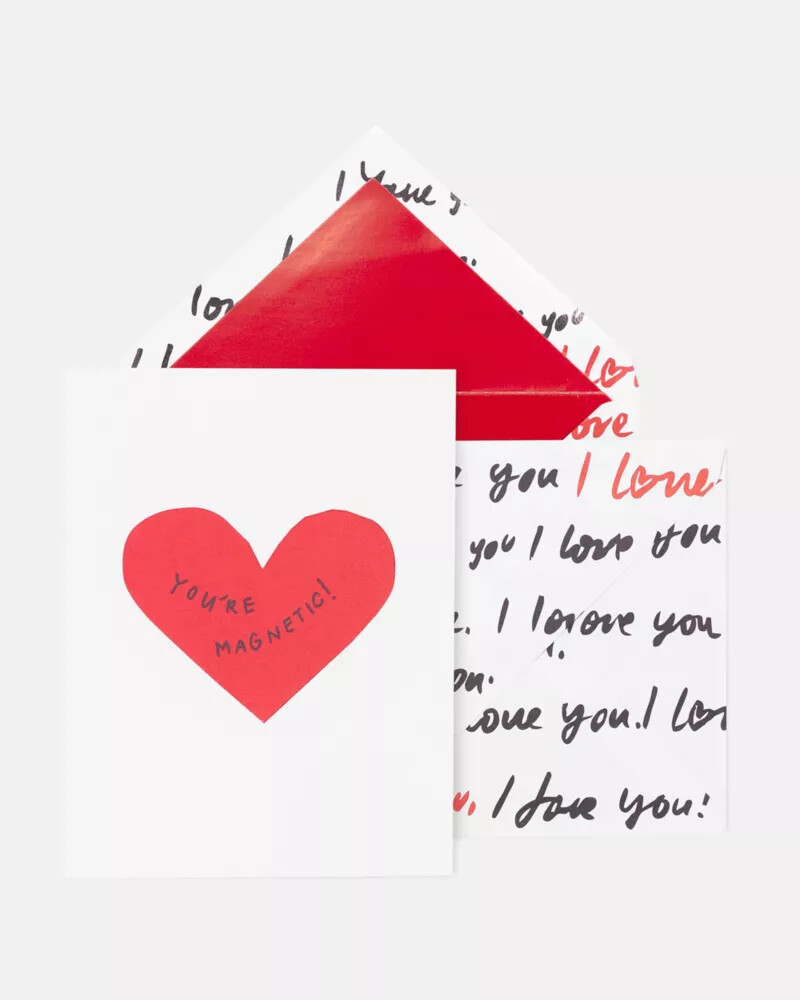 youre magnetic notecard set of 10 black