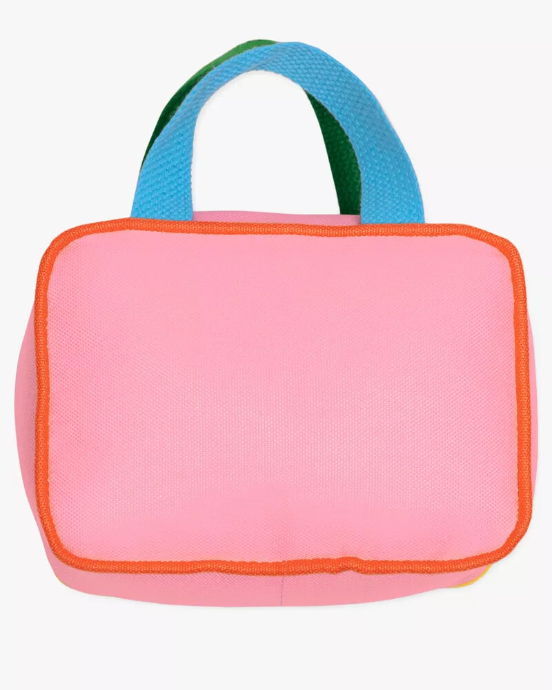 colorblock handbag pet toy multi