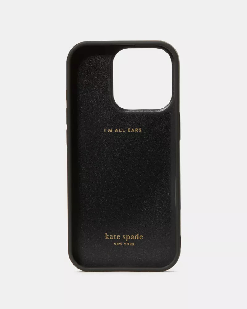 molded emebellished phone case 16 pro black multi