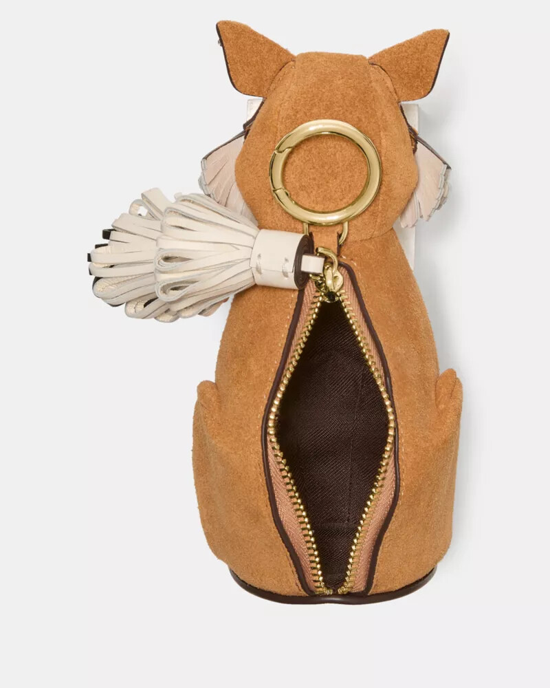 critters ginger fox coin purse biscotti