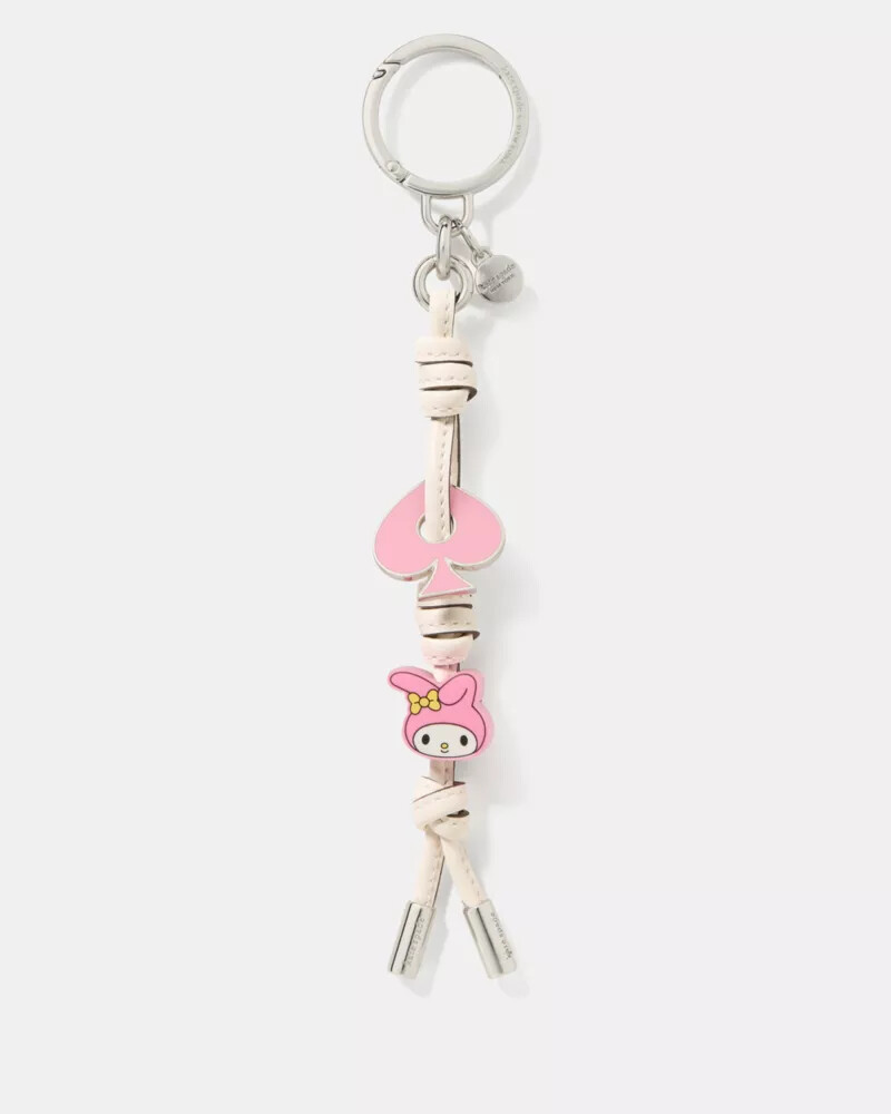 hello kitty and friends x kate spade new york my melody enamel knott bag charm pink multi