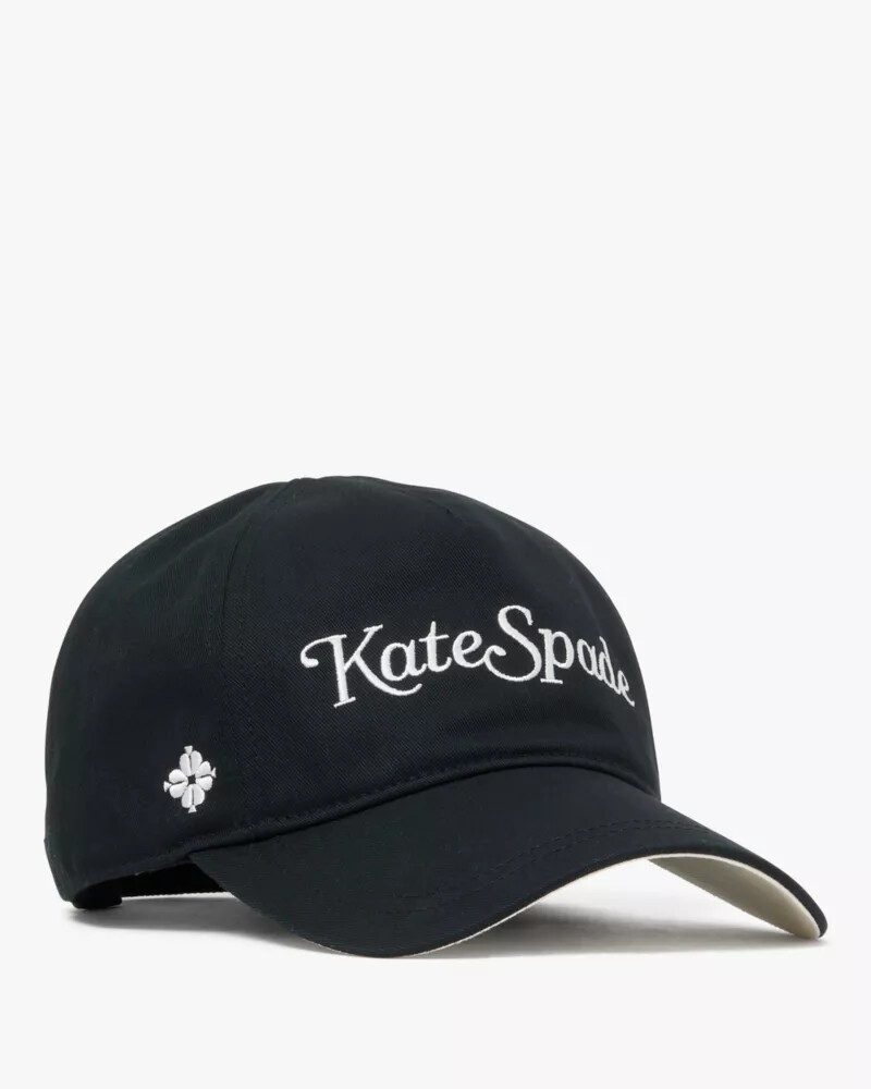 magazine script baseball cap black