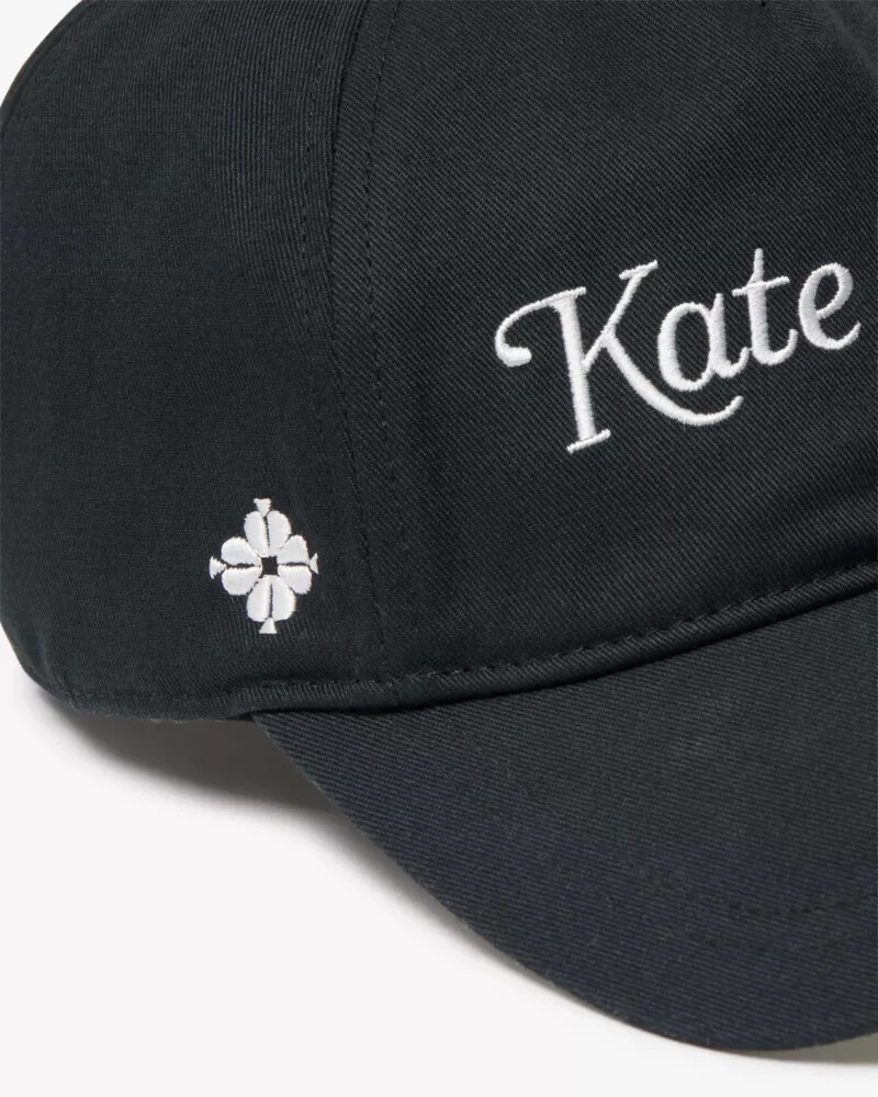 magazine script baseball cap black