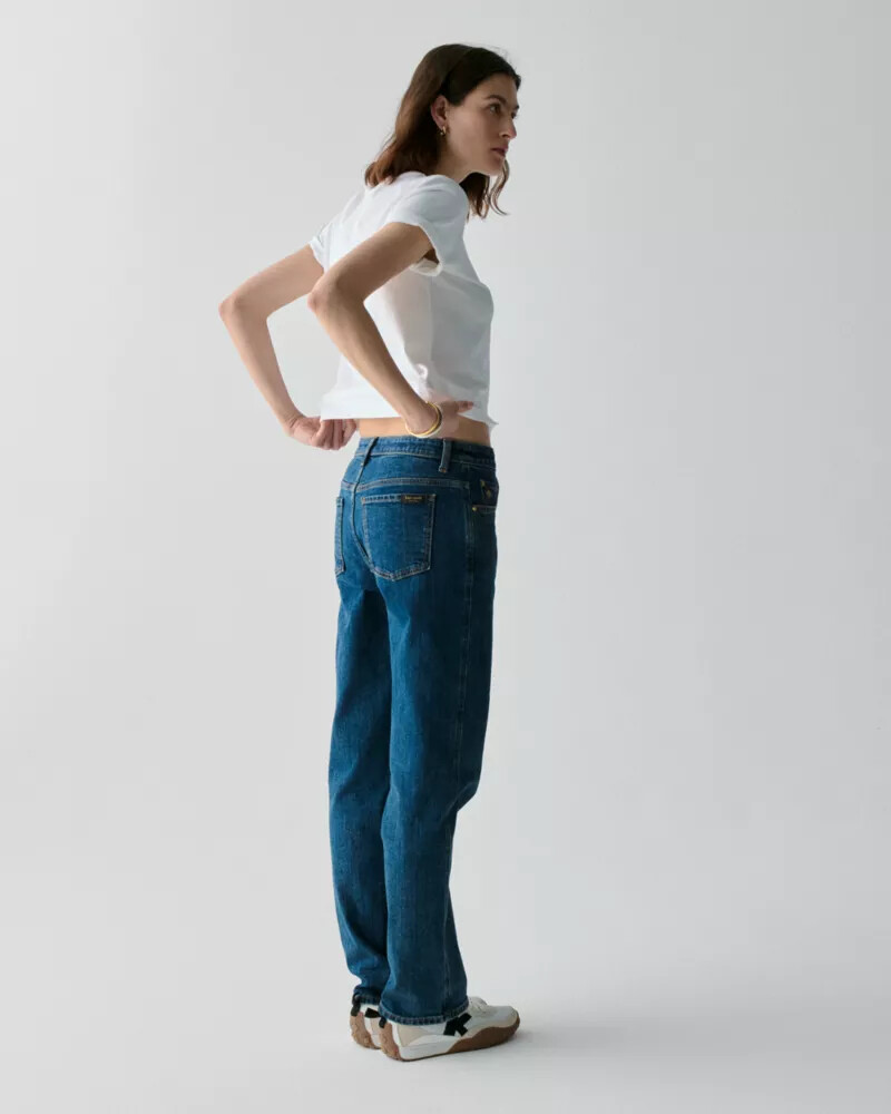 straight leg jean hudson wash