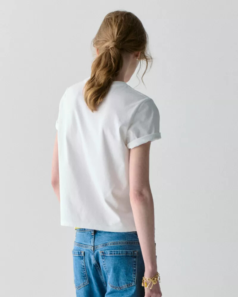 sam icon logo t-shirt fresh white