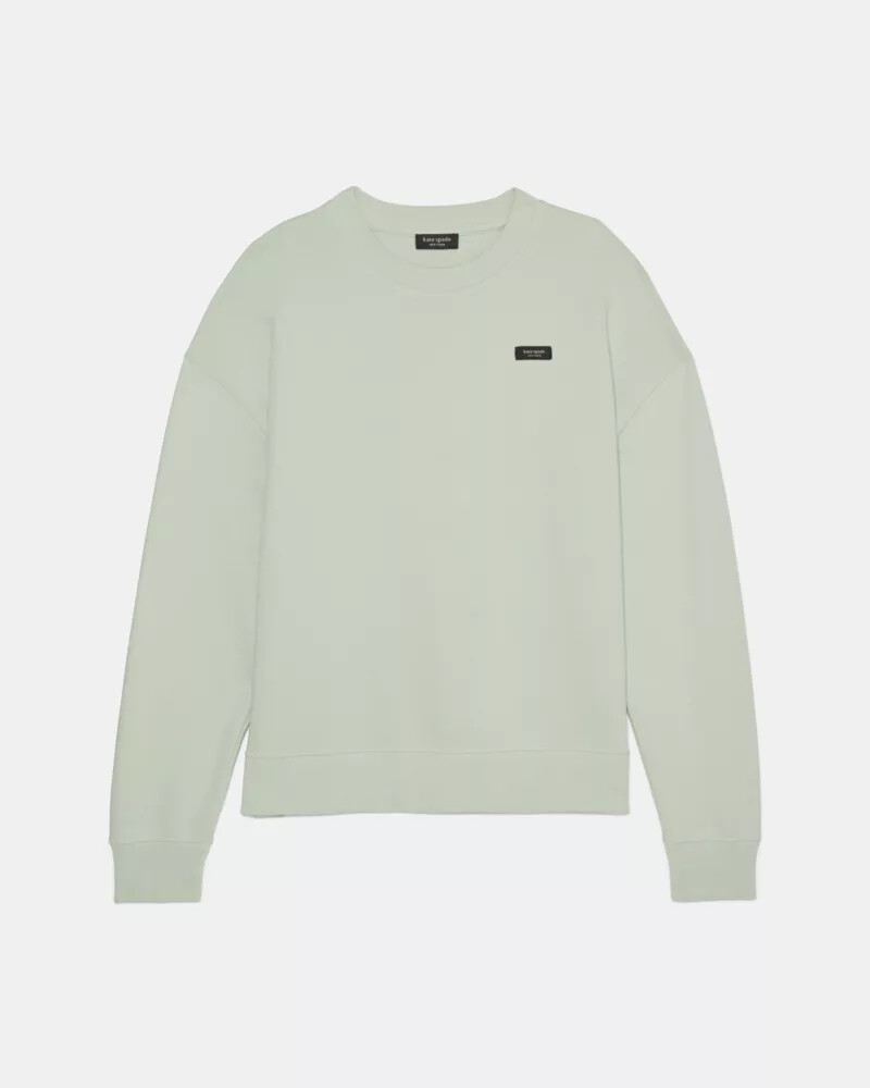 essential logo sweatshirt mint frosting