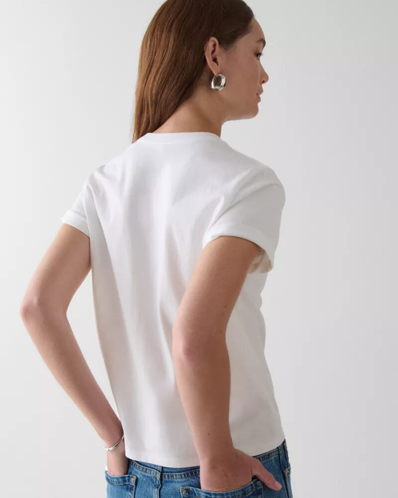 hedgehog tee fresh white