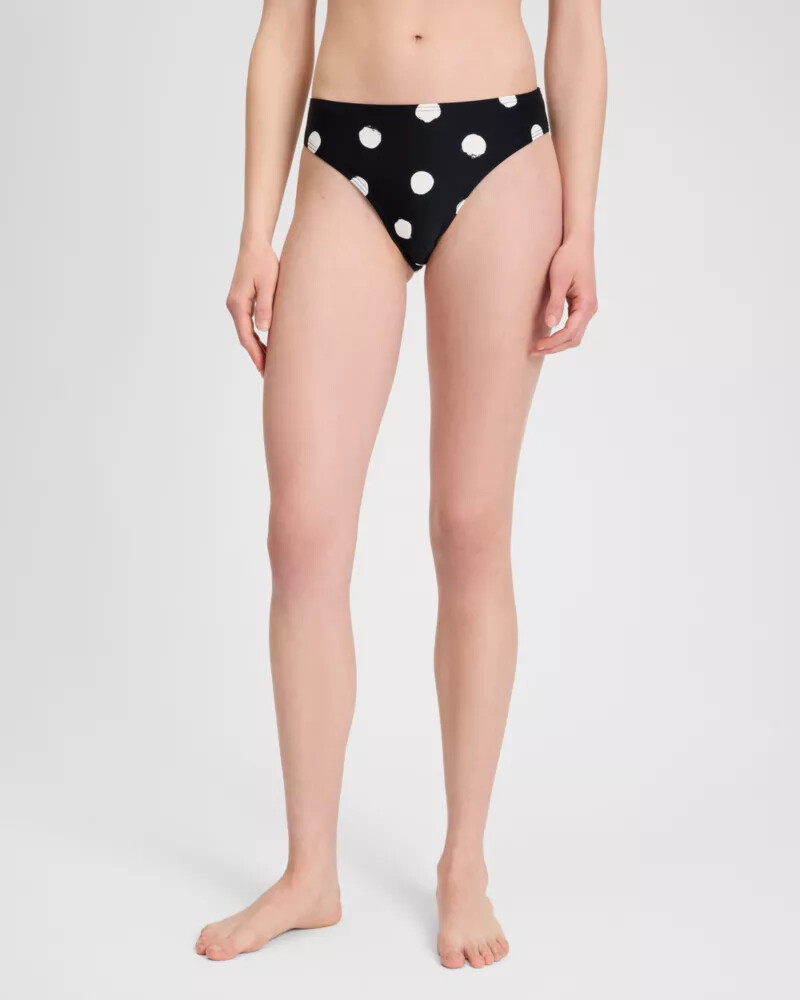 high cut bottom black