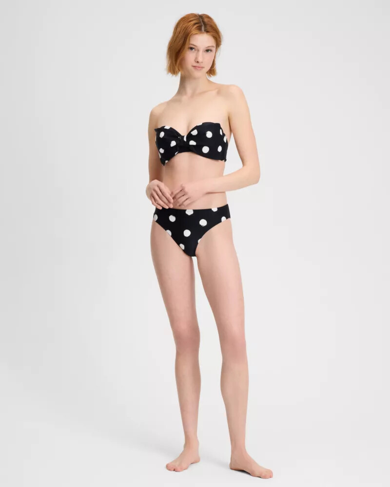 high cut bottom black