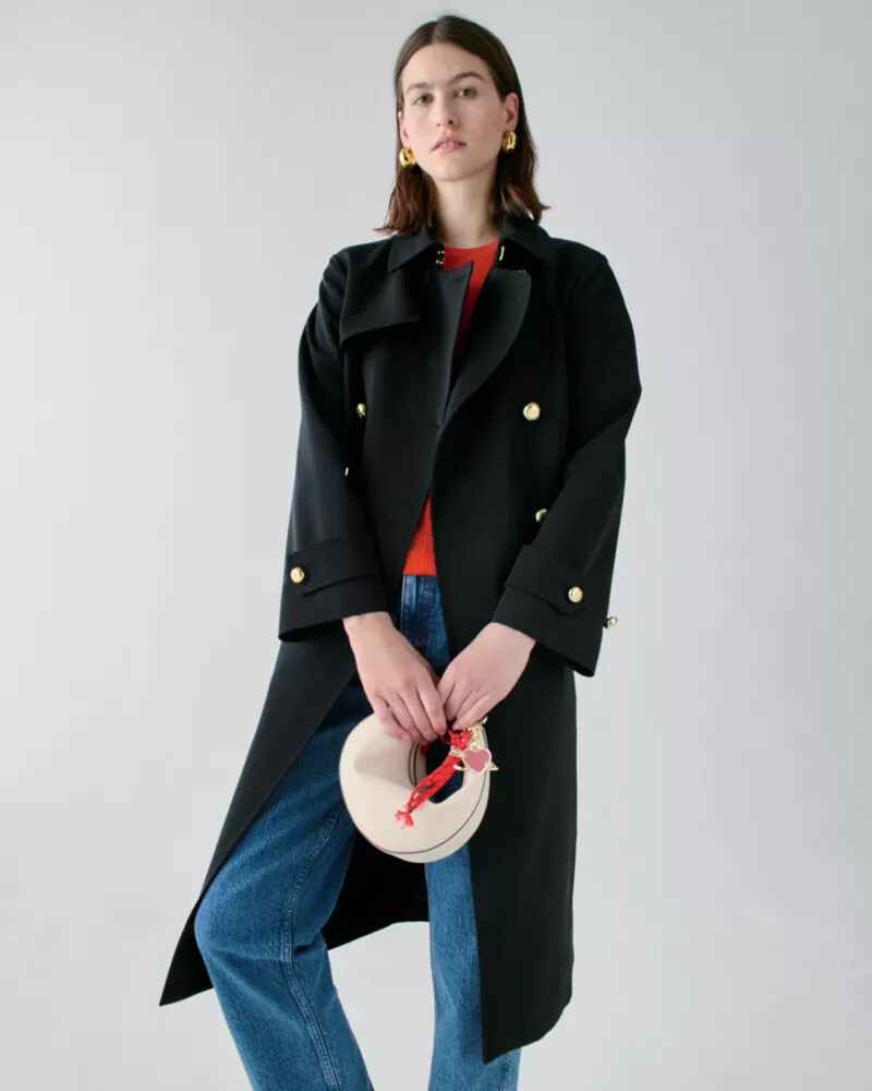 trench black