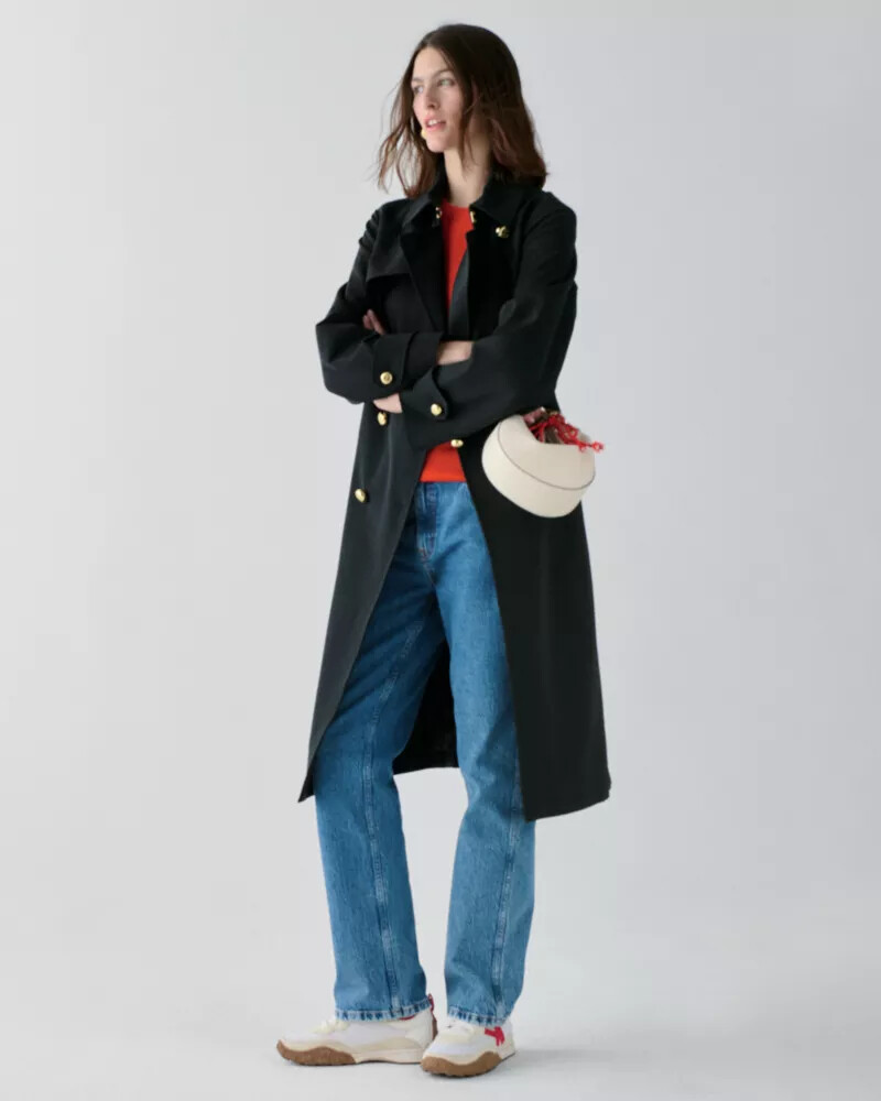 trench black