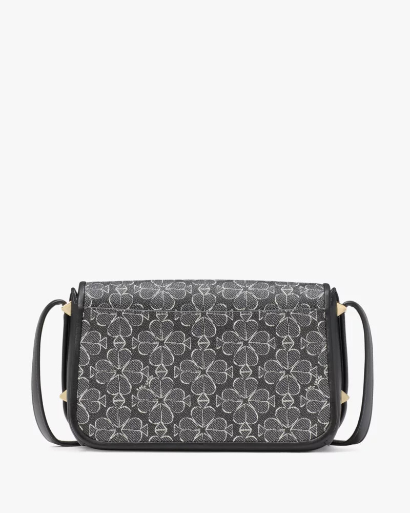 liv spade flower crossbody bag black multi