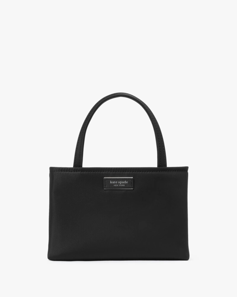sam icon ksnyl mini tote bag black