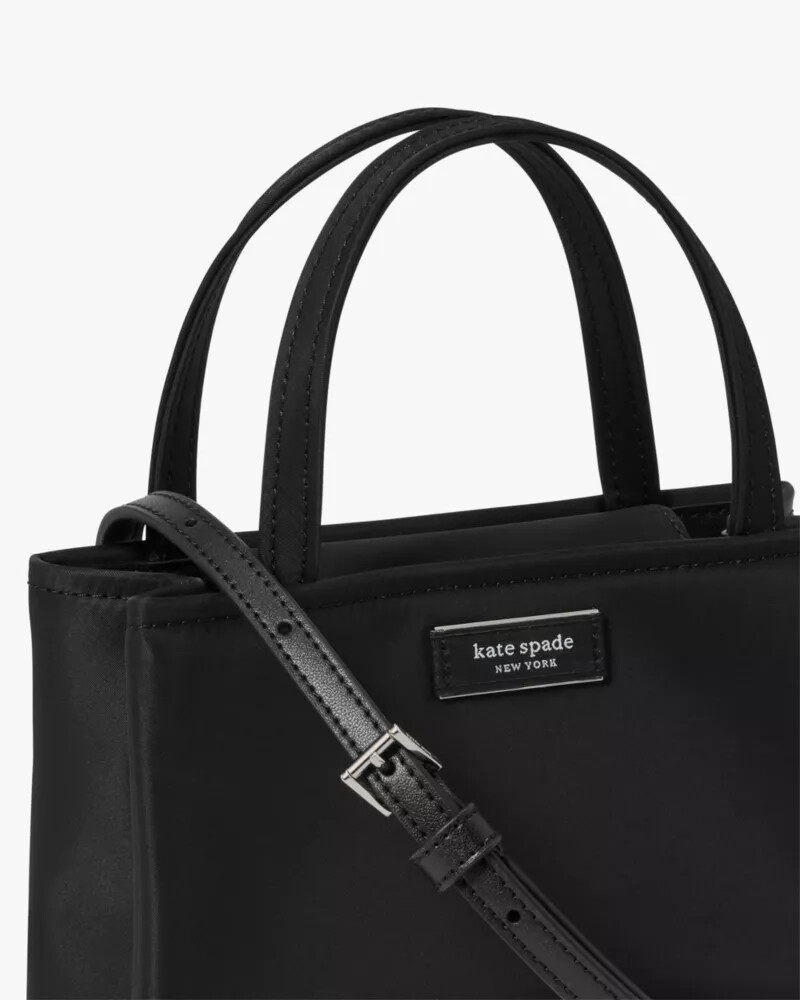 sam icon ksnyl mini tote bag black
