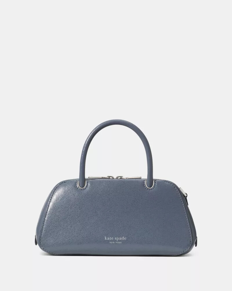 gracie glazed mini bag cinder grey
