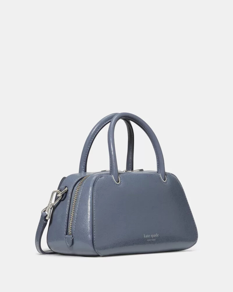 gracie glazed mini bag cinder grey