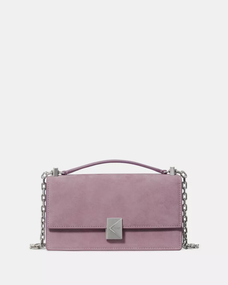 deco suede mini crossbody market purple