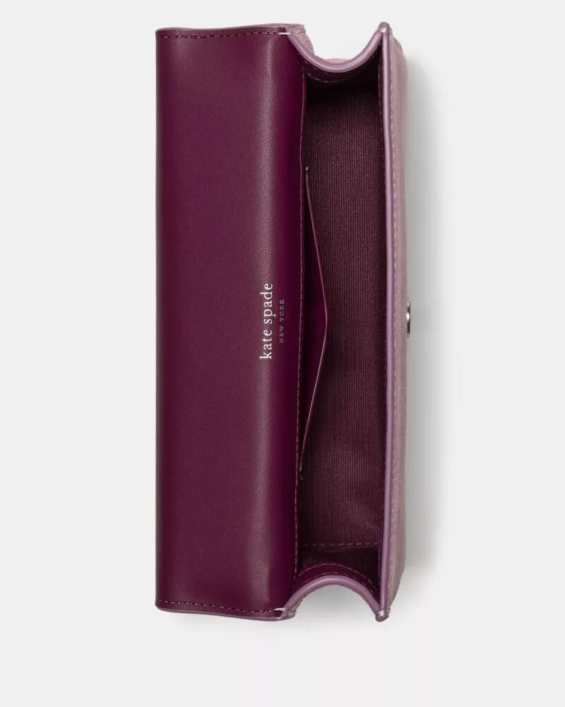 deco suede mini crossbody market purple