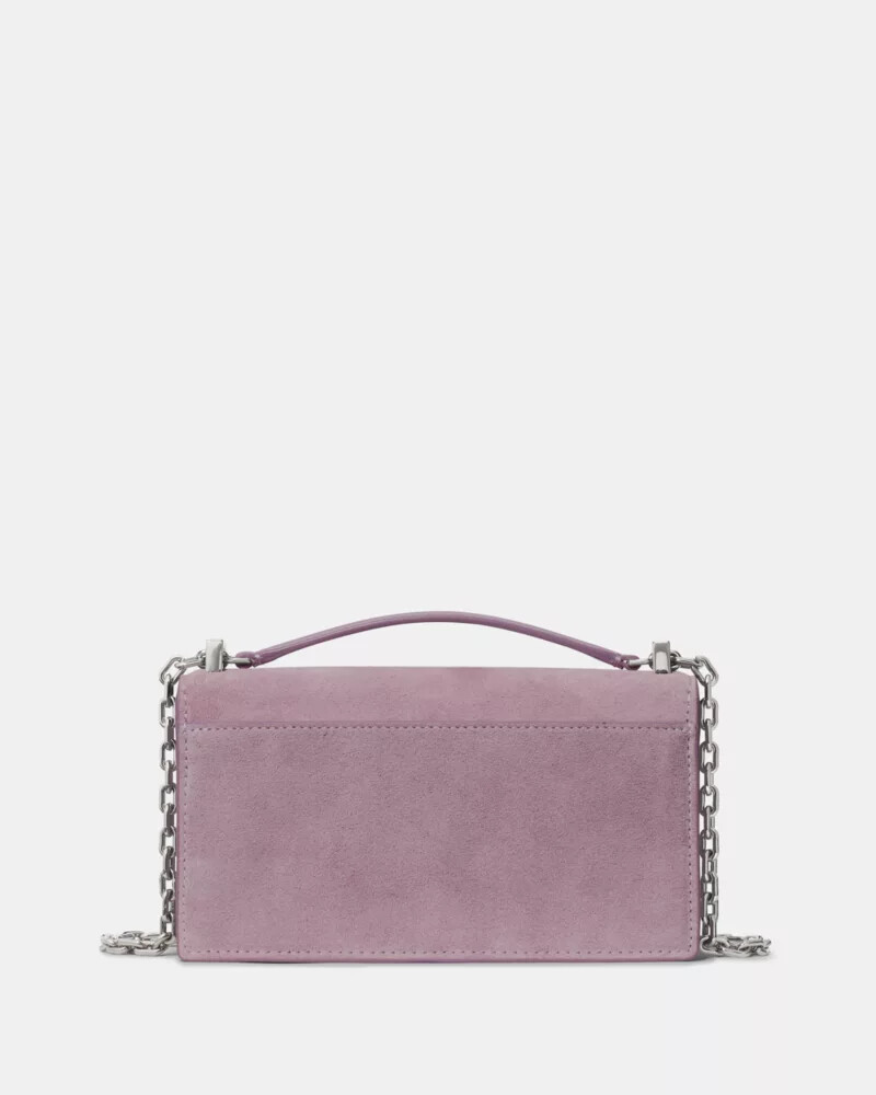 deco suede mini crossbody market purple