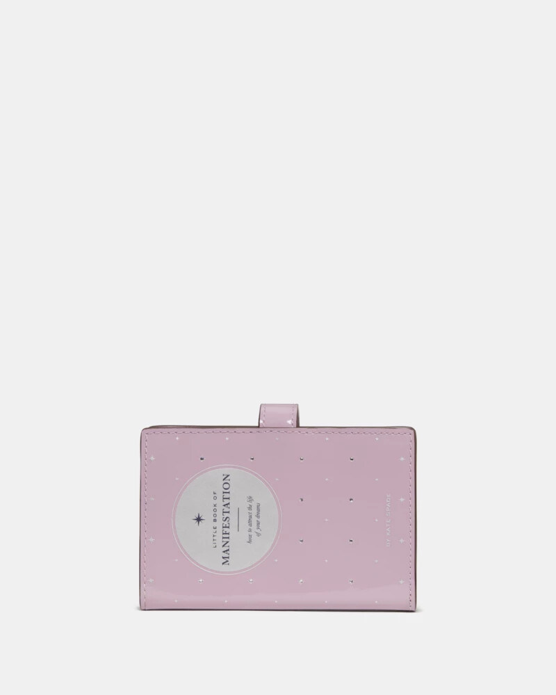 page turner card holder crossbody market purple