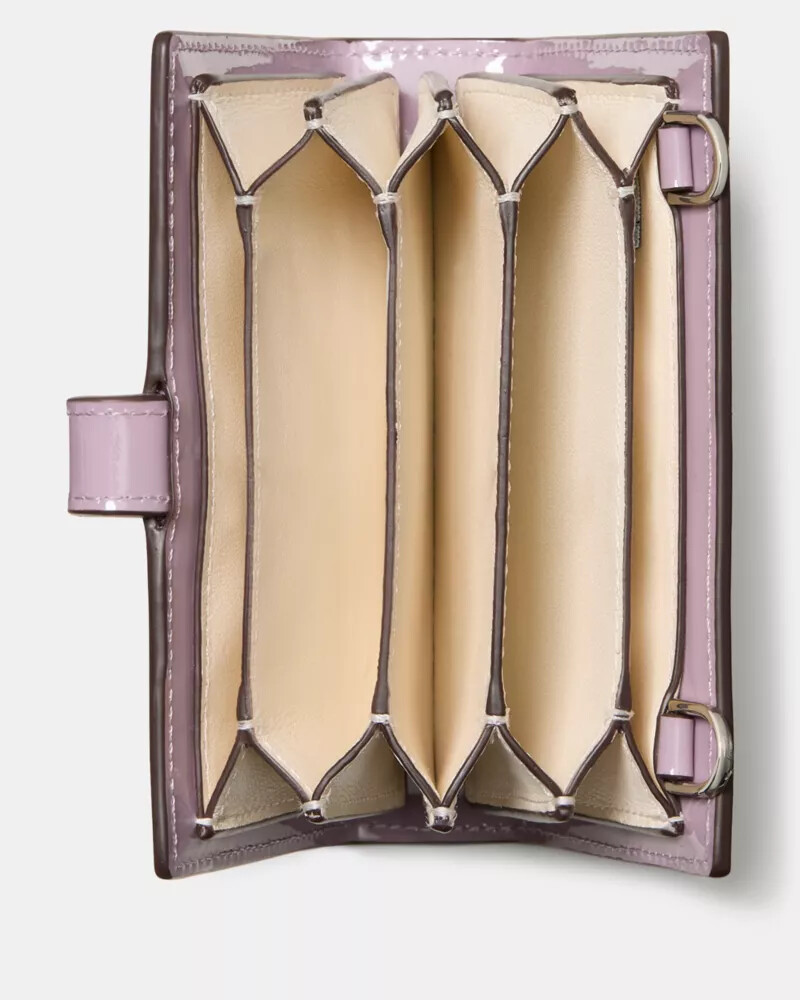 page turner card holder crossbody market purple