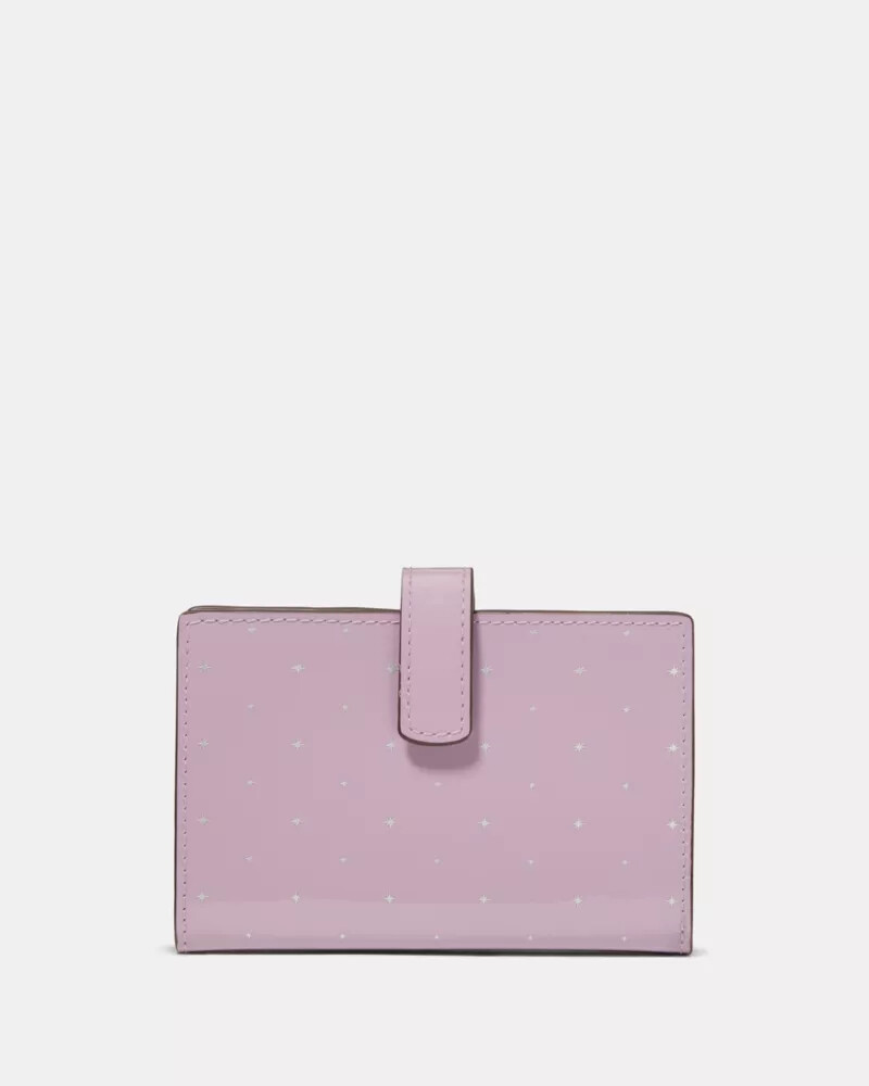 page turner card holder crossbody market purple