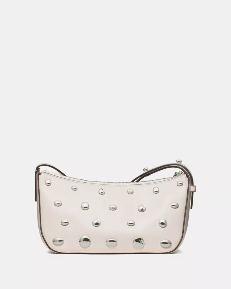 halo studded crossbody cream