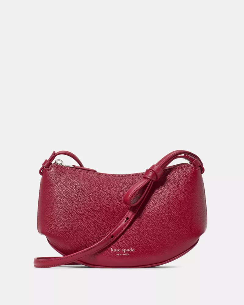 loop crossbody bag red jam