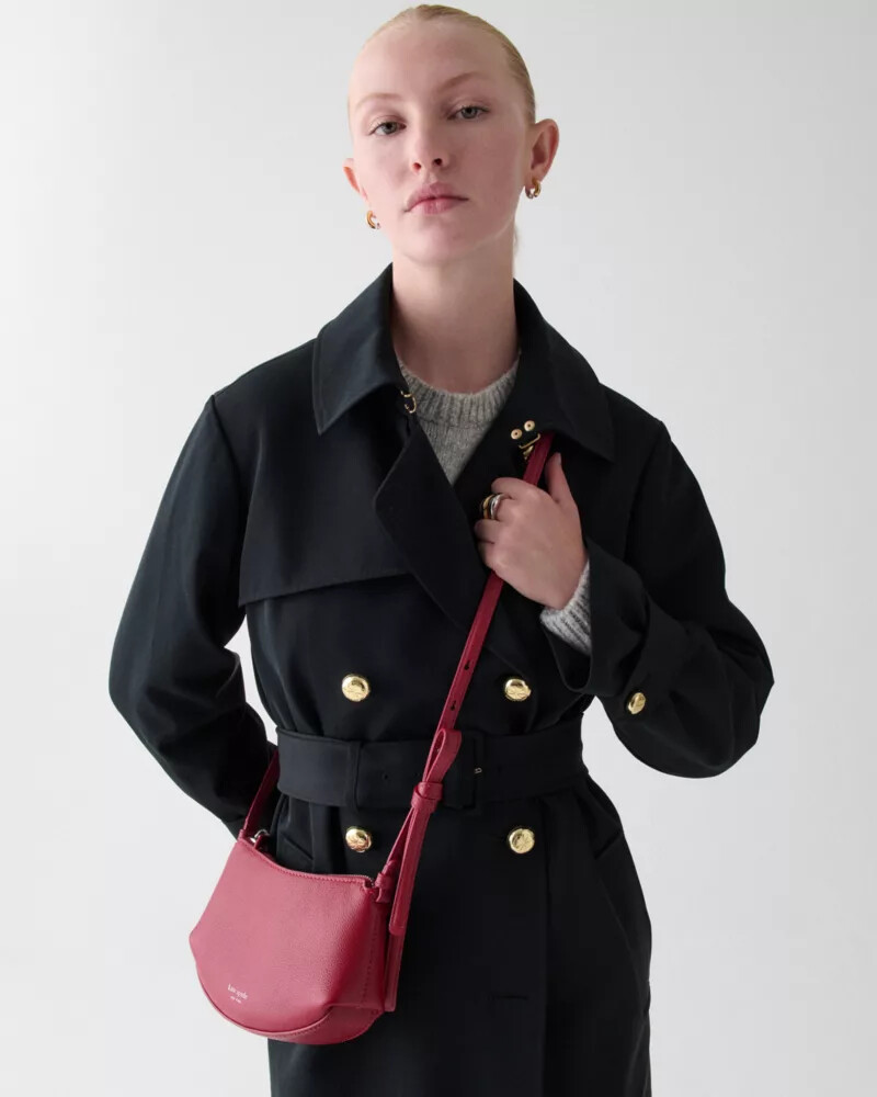 loop crossbody bag red jam