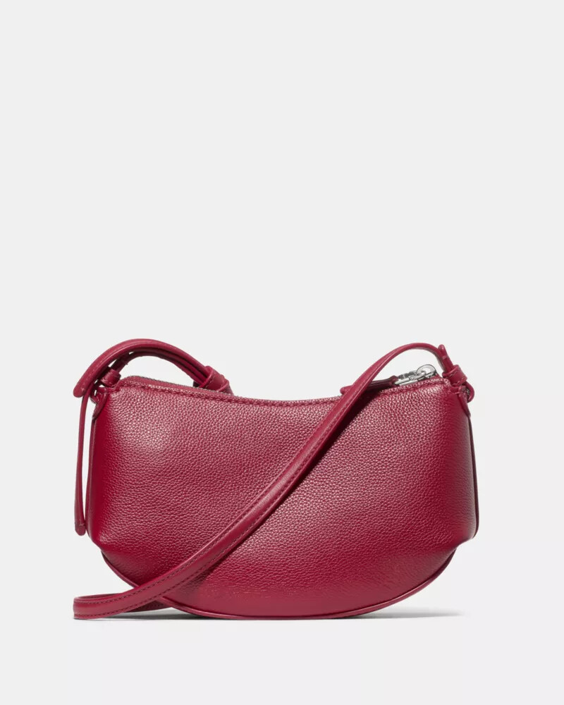 loop crossbody bag red jam