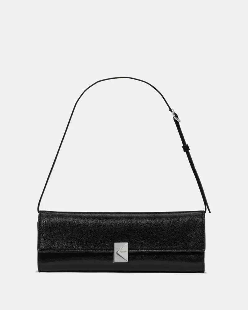 deco glazed soft mini shoulder black