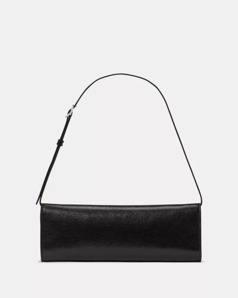 deco glazed soft mini shoulder black