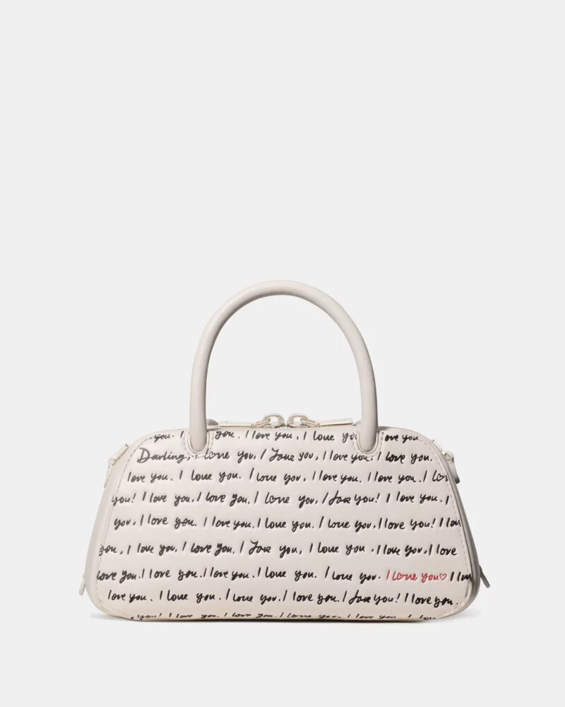 grace i love you mini bag cream multi