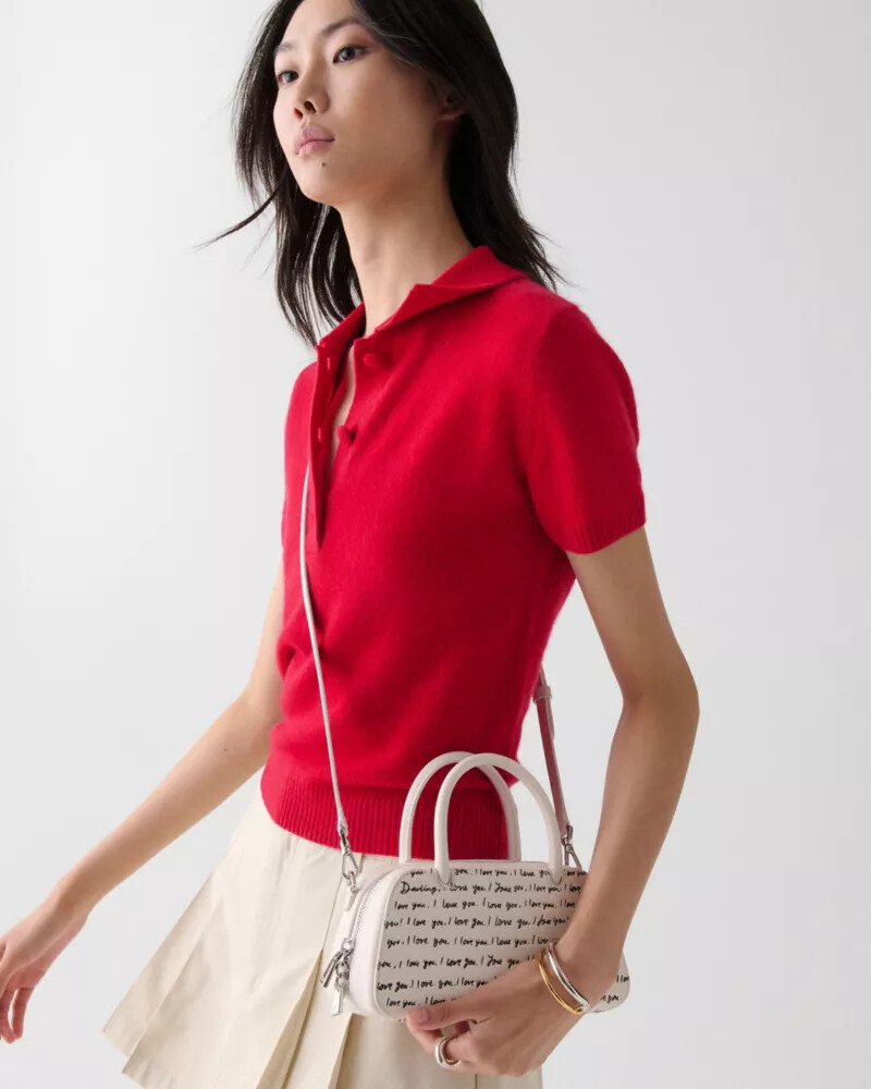 grace i love you mini bag cream multi