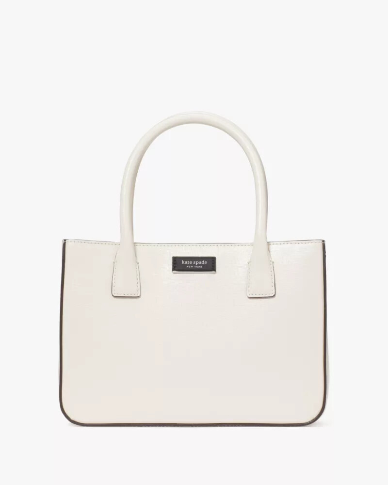 sam icon square tote parchment