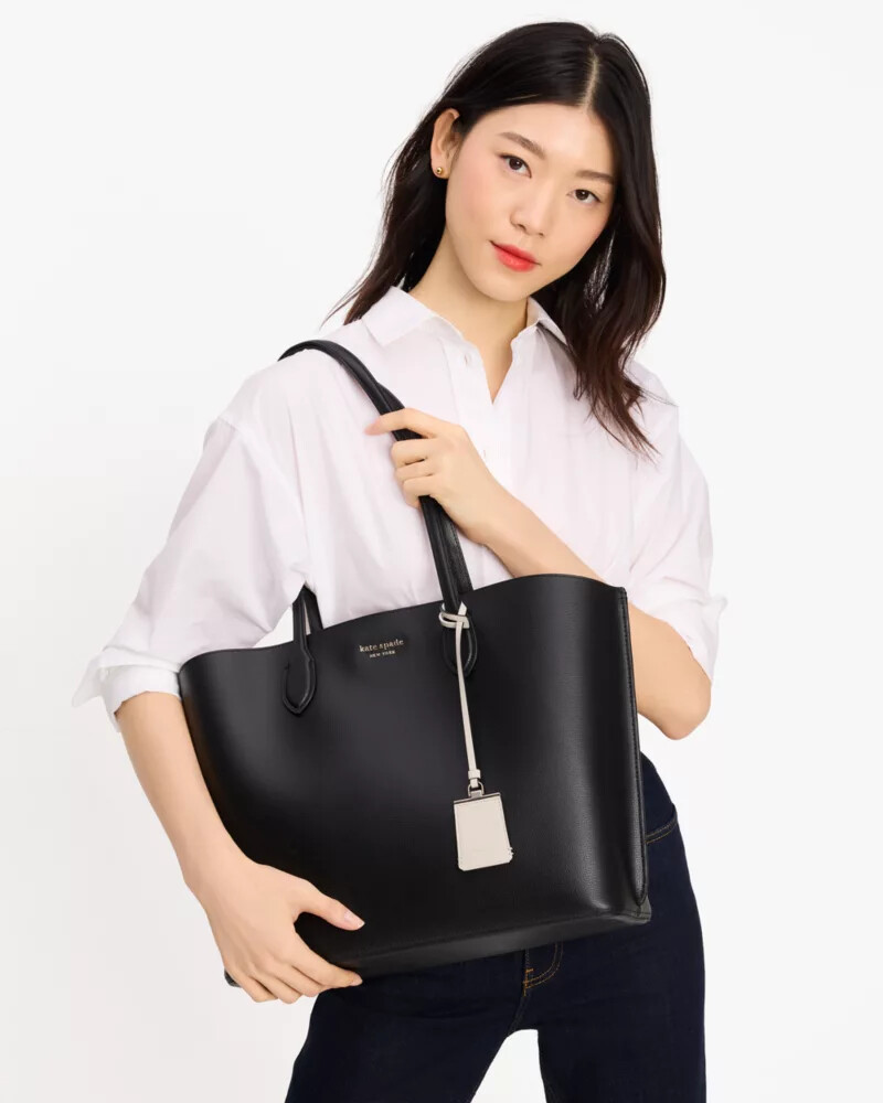 suite large work tote black