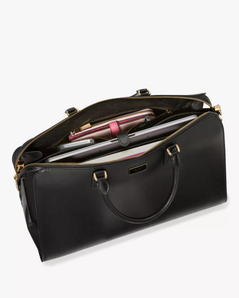 serena laptop bag black
