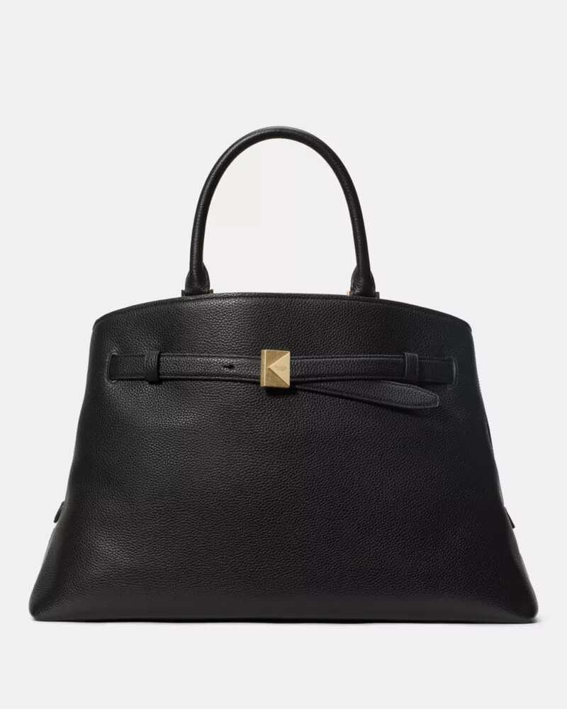 deco work tote bag black