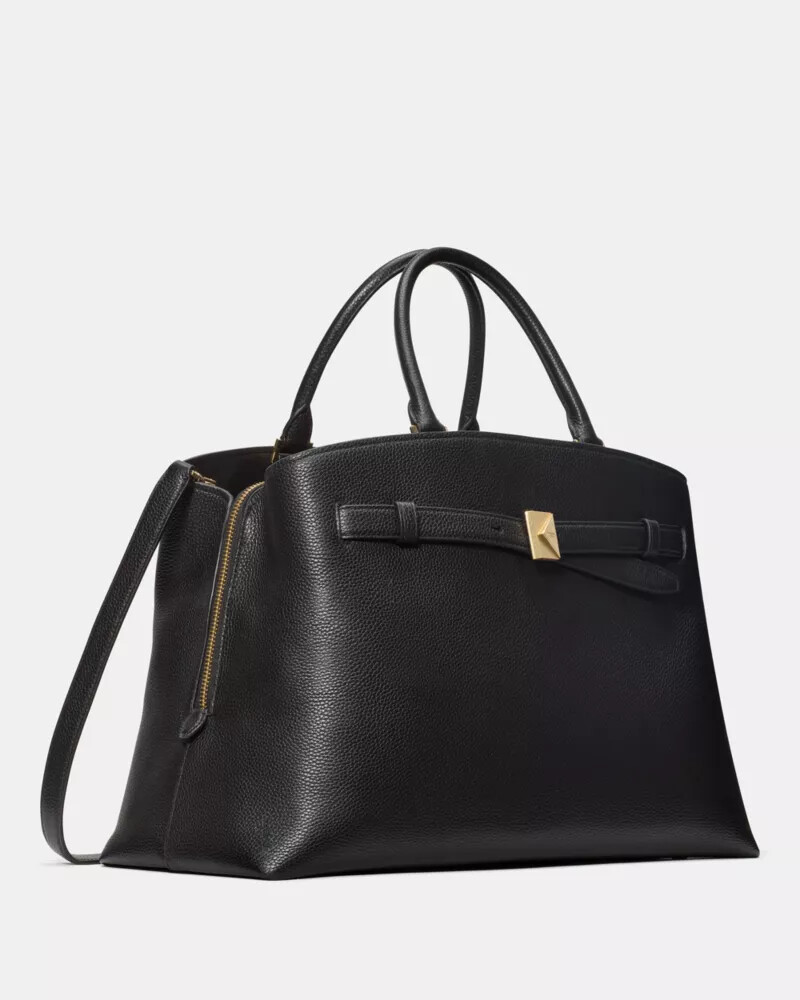 deco work tote bag black