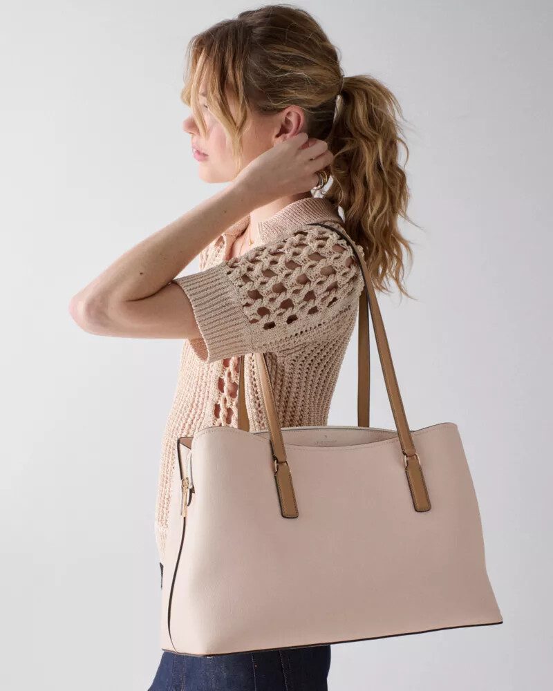 thompson street commuter tote bag powdered sugar multi