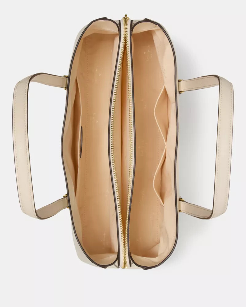 thompson street commuter tote bag cashew milk