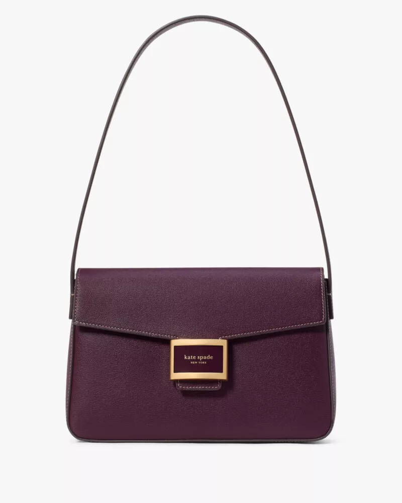 katy medium shoulder bag deep cherry