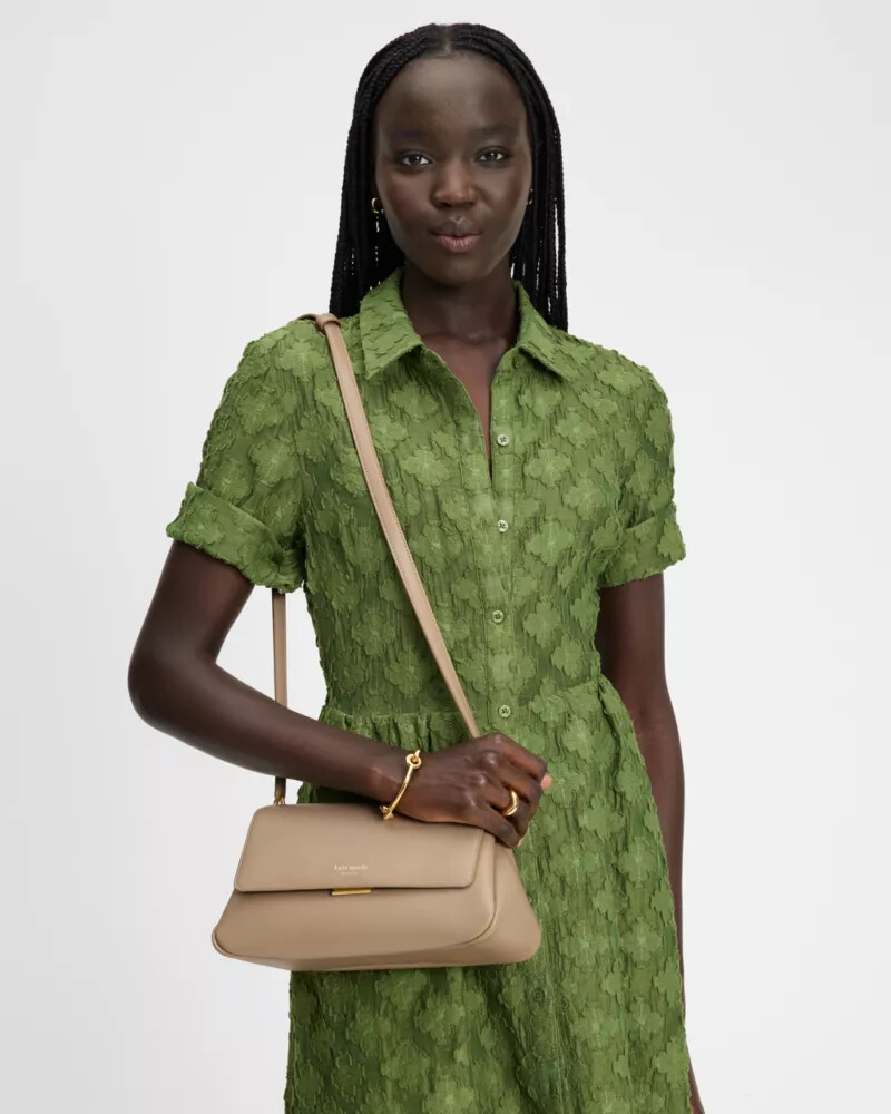 grace convertible shoulder bag timeless taupe
