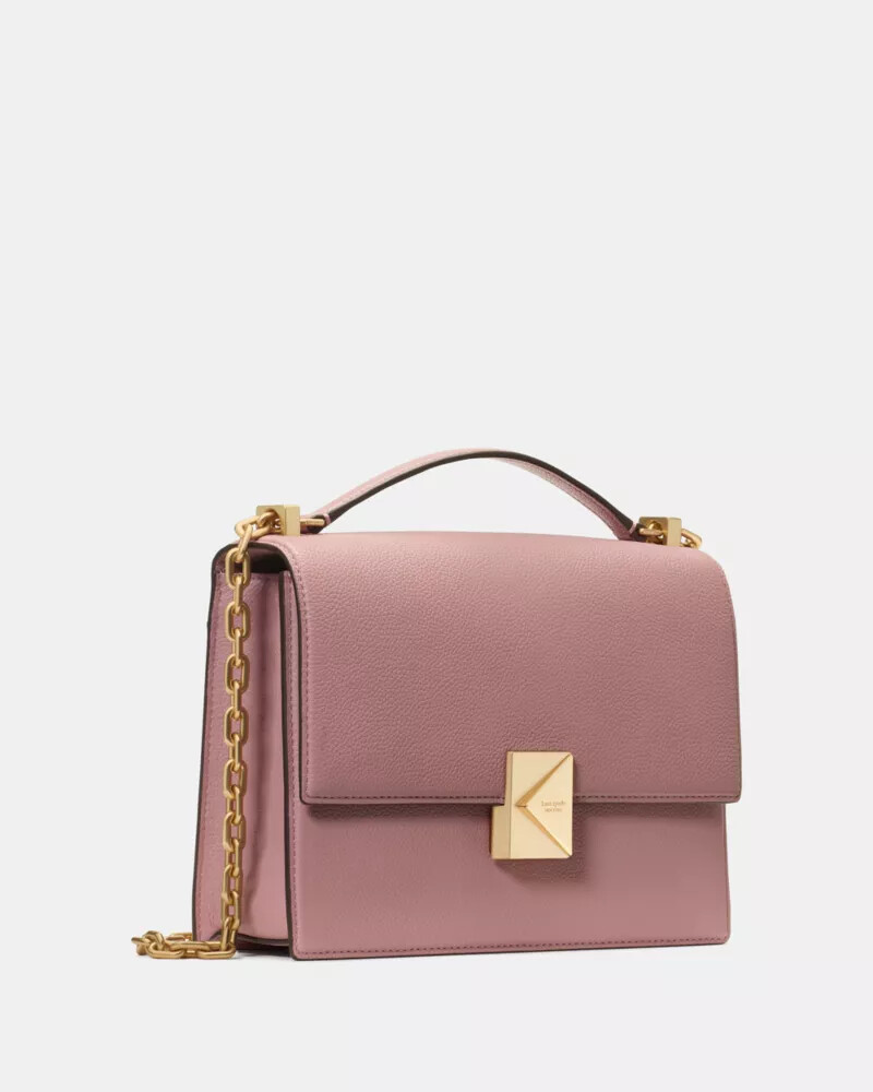 deco chain shoulder bag dusk rose