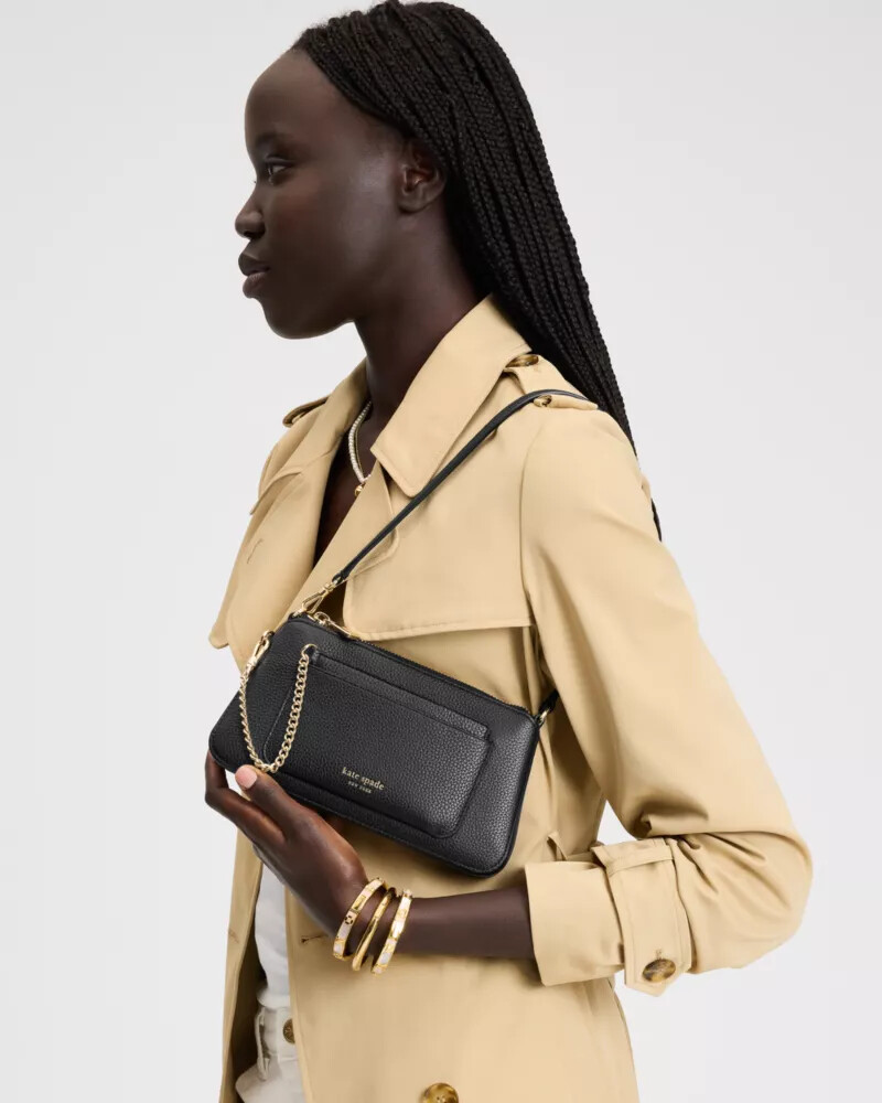ava pochette bag black