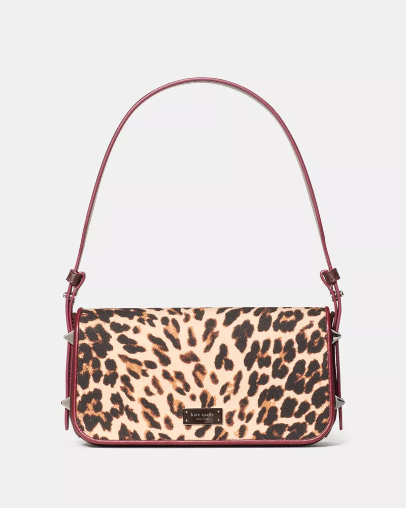 liv downtown shoulder bag leopard multi