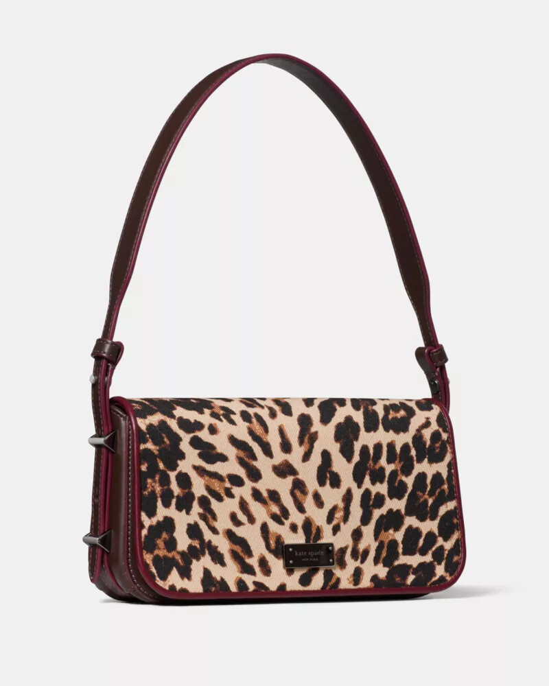 liv downtown shoulder bag leopard multi