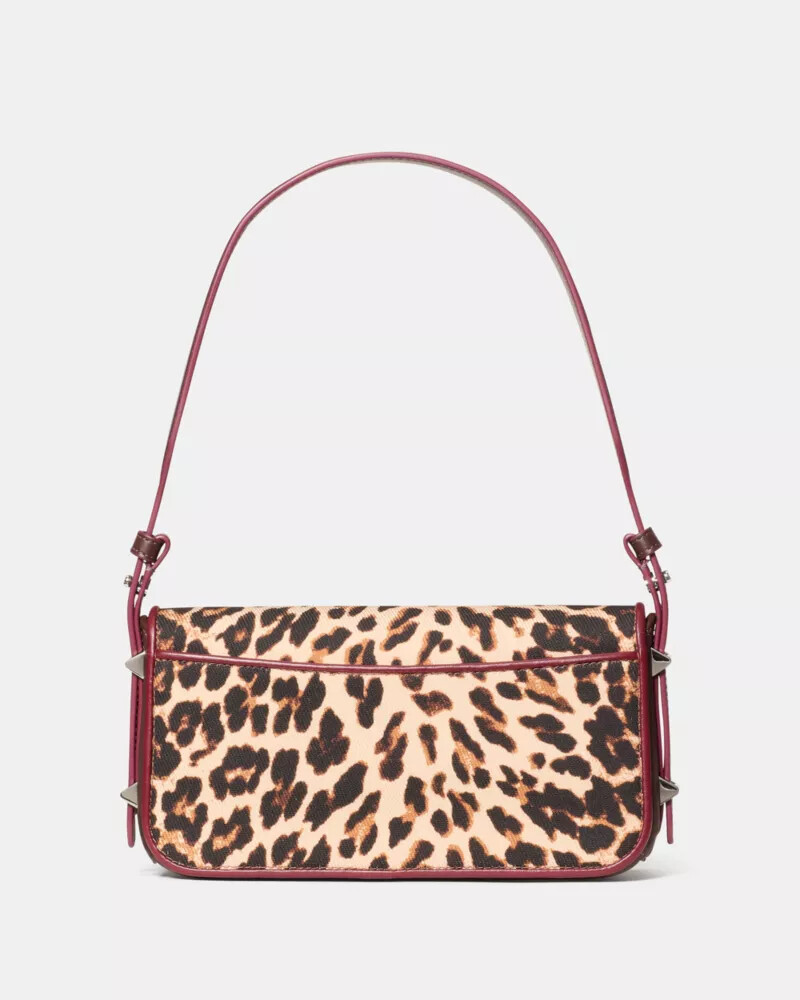 liv downtown shoulder bag leopard multi