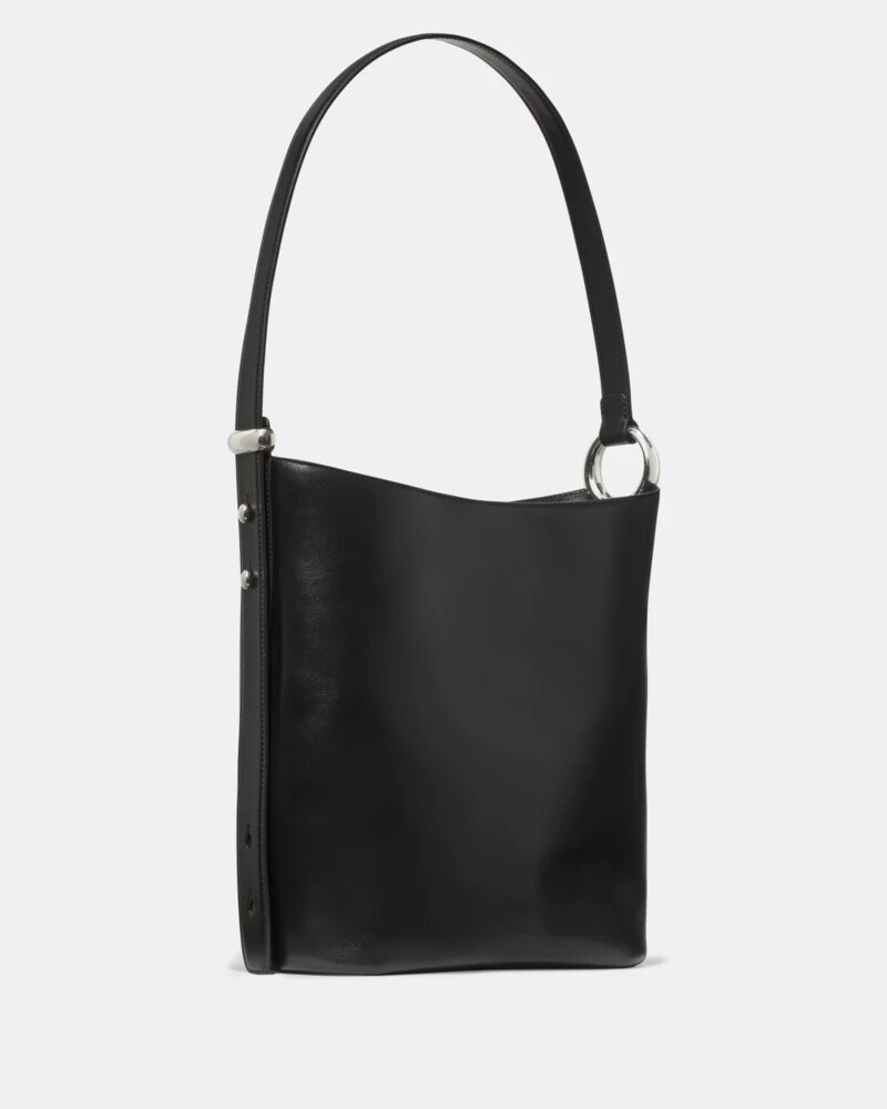 halo bucket bag black