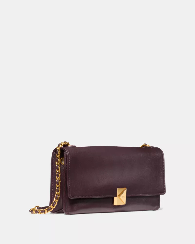 deco soft shoulder bag blackberry jam